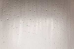 mist on glass shower door